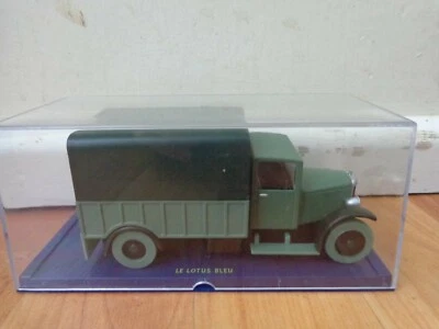 Atlas 1/43 Scala - Opium Contrabbandiere Camion Da Tintin E Il Blu Lotus Modello - Immagine 1 di 2
