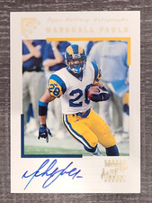 Marshall Faulk Auto 2000 Topps Gallery On Card Autograph St Louis Rams HOF