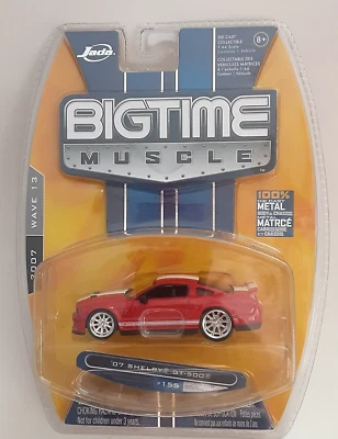 2007 Ford Mustang Shelby GT 500 Red Jada Big Time Muscle Dub City Please Read - Image 1 of 3