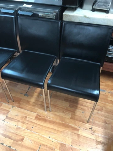 Potocco italian leather chairs Cover