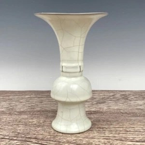 Jarrón oficial de porcelana antigua china de 8,6" - Imagen 1 de 9