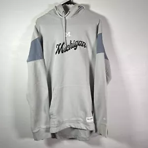 Sudadera con capucha Nike Michigan Wolverines Campus Collection talla M para hombre gris DN0127-097 - Imagen 1 de 6