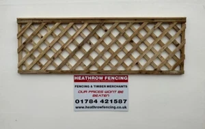 diamond trellis fence panels 2ft - Picture 1 of 2