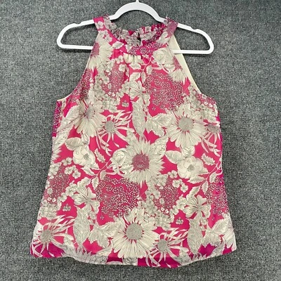 Blusa Top Liberty of London Target Mujer L Rosa Floral Hada Cottagecore Boho Foto 1 de 4