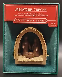 Decorazione Hallmark Keepsake 1985 miniatura presepe serie #1 - Foto 1 di 3