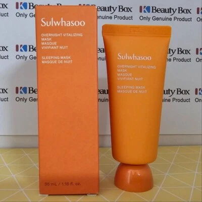 Sulwhasoo Overnight Vitalizing Mask 35ml Vitalizing Sleeping Mask Cream K-Beauty - Image 1 of 4