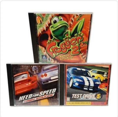 Lot Frogger 2 Swampy's Revenge Need For Speed Test Drive CD ROM PC Windows 95/98 - Image 1 of 3