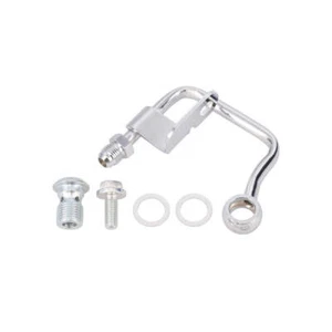 Type II Power Steering Pump Mid-Mount Bracket Chrome Hardline for GM - Picture 1 of 1