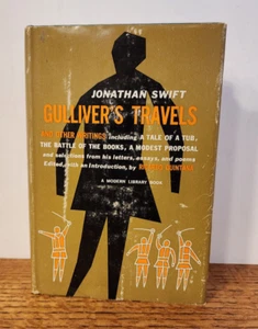 Jonathan Swift GULLIVER'S TRAVELS AND OTHER WRITINGS Modern Library 1958 HCDJ - Foto 1 di 11