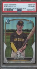 2023 Bowman Chrome ETHAN SALAS 1st RC Prospect Refractor /499 PSA 10 JA230