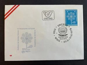 Austria 1979 FDC UN Conference Science and Technology - Picture 1 of 2