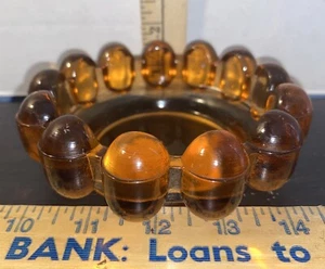 Vintage Mid-Century Boopie Bubble Ball Glass Ashtray - Bild 1 von 3