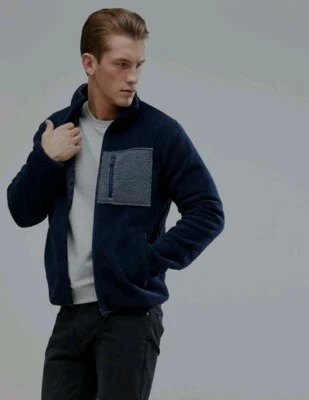 Chaqueta D-struct Borg Bolsillo Cremallera Talla Pequeña⭐AUTÉNTICA⭐ PRECIO DE VENTA SUGERIDO POR EL FABRICANTE 65 £ Foto 1 de 4