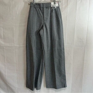 Uniqlo Women’s Brushed Jersey Wide Pants in Gray XXS - Picture 1 of 10