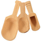 3 Pcs Ergonomic Tea Scoop Wooden Spoon Three Piece Set Multifunctional