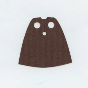 LEGO x 1 Dark Brown Minifigure Cape Cloth, Standard Spongy Stretchable Fabric - Picture 1 of 1