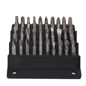 Destornillador 30 60 120 Bit Soporte 6.35mm Soporte Vástago Hexagonal Almacenamiento Rack Montaje en Pared - Imagen 1 de 17