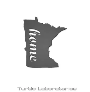 Minnesota Home Steel Cutout Decorative Metal Wall Sculpture Art Hanging - Picture 1 of 1