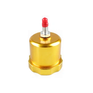 GOLD Hydraulic Drift Rally Handbrake Oil Tank for Fluid Reservoir E-brake - Foto 1 di 4