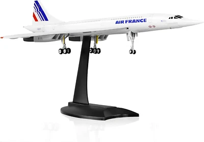 1:200 Scale Concorde Model Airplane Air France F-BVFB Alloy Diecast Plane for Ad - Photo 1/4