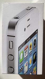 EMPTY BOX ONLY FOR iPHONE 4S WHITE 16GB BOX ONLY NO PHONE OR ACCESSORIES - Photo 1 sur 4