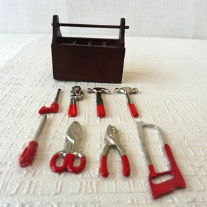 KLIMA X436 Miniature maison poupée - CAISSE A OUTILS ASSORTIS 4 cm de H NEUF - Bild 1 von 3