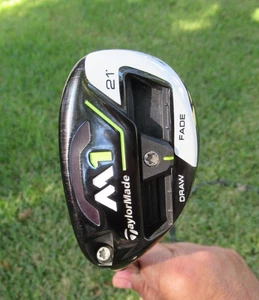 TaylorMade M1 Draw Fade Rescue 21* 4 Hybrid Graphite X-Stiff  LEFT HAND  40.5" - Picture 1 of 24