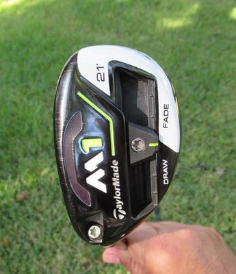TaylorMade M1 Draw Fade Rescue 21* 4 Hybrid Graphite X-Stiff  LEFT HAND  40.5" - Image 1 of 4