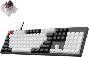 Keychron C2 Full Size 104 Keys Wired Mechanical Gaming Keyboard for Mac Layou... - Picture 1 of 9