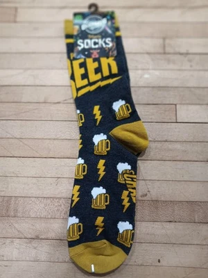 Taza de cerveza y calcetines Lightning Crew — carbón y oro, adulto Foto 1 de 3