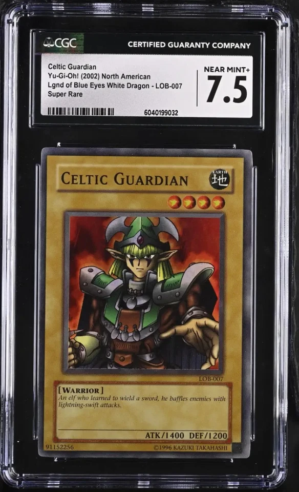 Yu-Gi-Oh Celtic Guardian 2002 Lgnd of Blue Eyes White Dragon LOB-007 CGC 7.5 - Bild 1 von 1