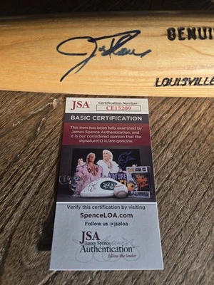 Jim Thome Signed Louisville Slugger Bat JSA Authenticated Indians MLB Hall Fame  - Image 1 of 4