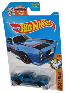 Hot Wheels Muscle Mania 3/10 (2015) Blue '73 Pontiac Firebird Toy Car 123/250 - Picture 1 of 1