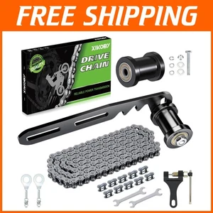 Kit catena mini bici installazione senza sforzo - 420 132 maglie con master link set - Foto 1 di 11