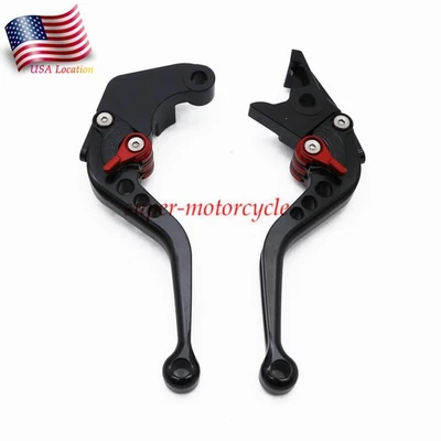 For Honda Hornet CB600F 2007-2013 CNC Brake Clutch Levers Short Handle Adjust - Image 1 of 4
