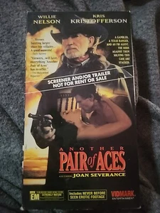 Another Pair of Aces (1991)  TV Movie Western Rare OOP Willie Nelson Demo - VHS - Picture 1 of 3