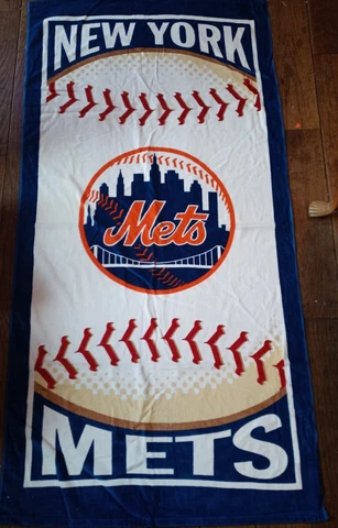 2 NEW YORK METS  30" X 60" BEACH TOWEL OFFICIALLY LICENSED MLB Cover