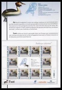 Lote 39794 Colección de sellos MNH Aves en Holanda en álbum especial. - Imagen 1 de 10