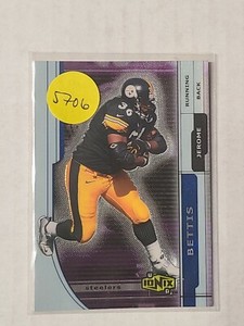 Jerome Bettis-2000 UD Ionix Football-no.46-HOF-Steelers