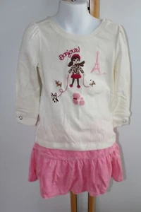 Gymboree Parisian Chic Mädchen Größe 3 Top Neu mit Etikett NEU Rock Leopard Paris Hund - Bild 1 von 5