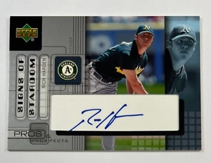 2005 Upper Deck Pros & Prospects #RH Rich Harden Signs of Stardom Auto Card AR48 - Picture 1 of 2