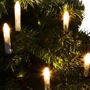 LED Weihnachtsbaumbeleuchtung kabellos Christbaum Kerze Erweiterungsset Xmas - Bild 1 von 7