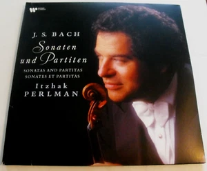 BACH - Sonaten und Partiten - ITZHAK PERLMAN - Vinyl 3 LP Record Album - Picture 1 of 3