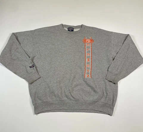 Vintage Jansport Men’s XL Gray Clemson Tigers Pullover Sweatshirt Made In USA Cover