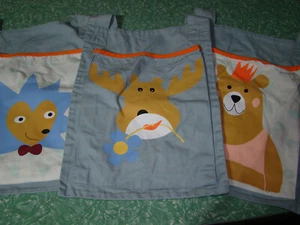 Flexa Children's Room Character 3 Hook and Loop Hanging Pockets Storage - Picture 1 of 4