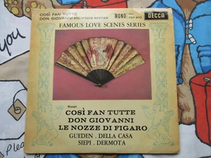 FAMOUS LOVE SCENES COSI FAN TUTTE 1960 DECCA MONO 7" VINYL E.P. - Picture 1 of 4