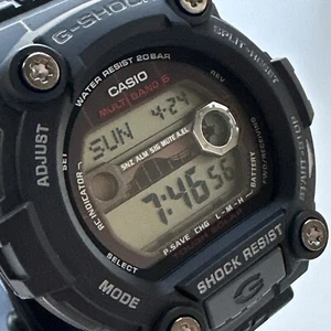Casio G-Shock Men's Tough Solar Multi-Band 6 Black Resin 50mm Watch GW7900-1 - Picture 1 of 24