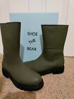SHOE THE BEAR Women's Casual Rebel Premium Matte Leather Calf Boots, Khaki UK 6 