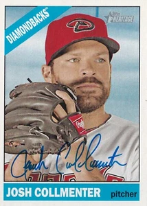 JOSH COLLMENTER SIGNED AUTO'D 2015 TOPPS HERITAGE CARD #277 ARIZONA DBACKS - Picture 1 of 4