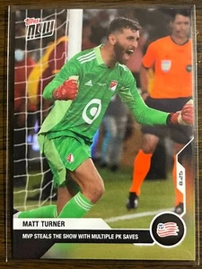2021 Topps Now MLS #121 Matt Turner New England Revolution - Picture 1 of 2